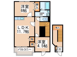 シャルマン・メゾンの物件間取画像